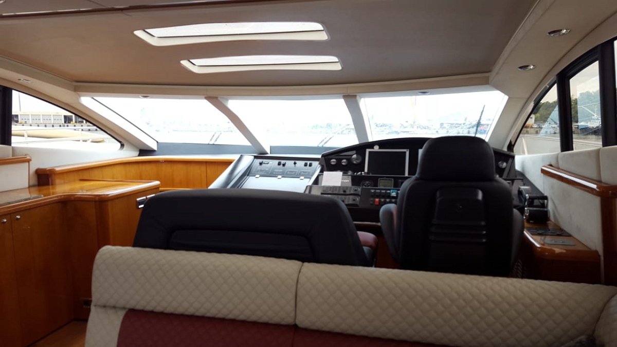 Sunseeker Predator 72 Аренда яхты в Сочи - пост капитана